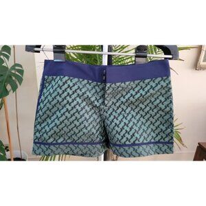 CLUB MONACO - NWT - Blue shorts with wavy design, 00